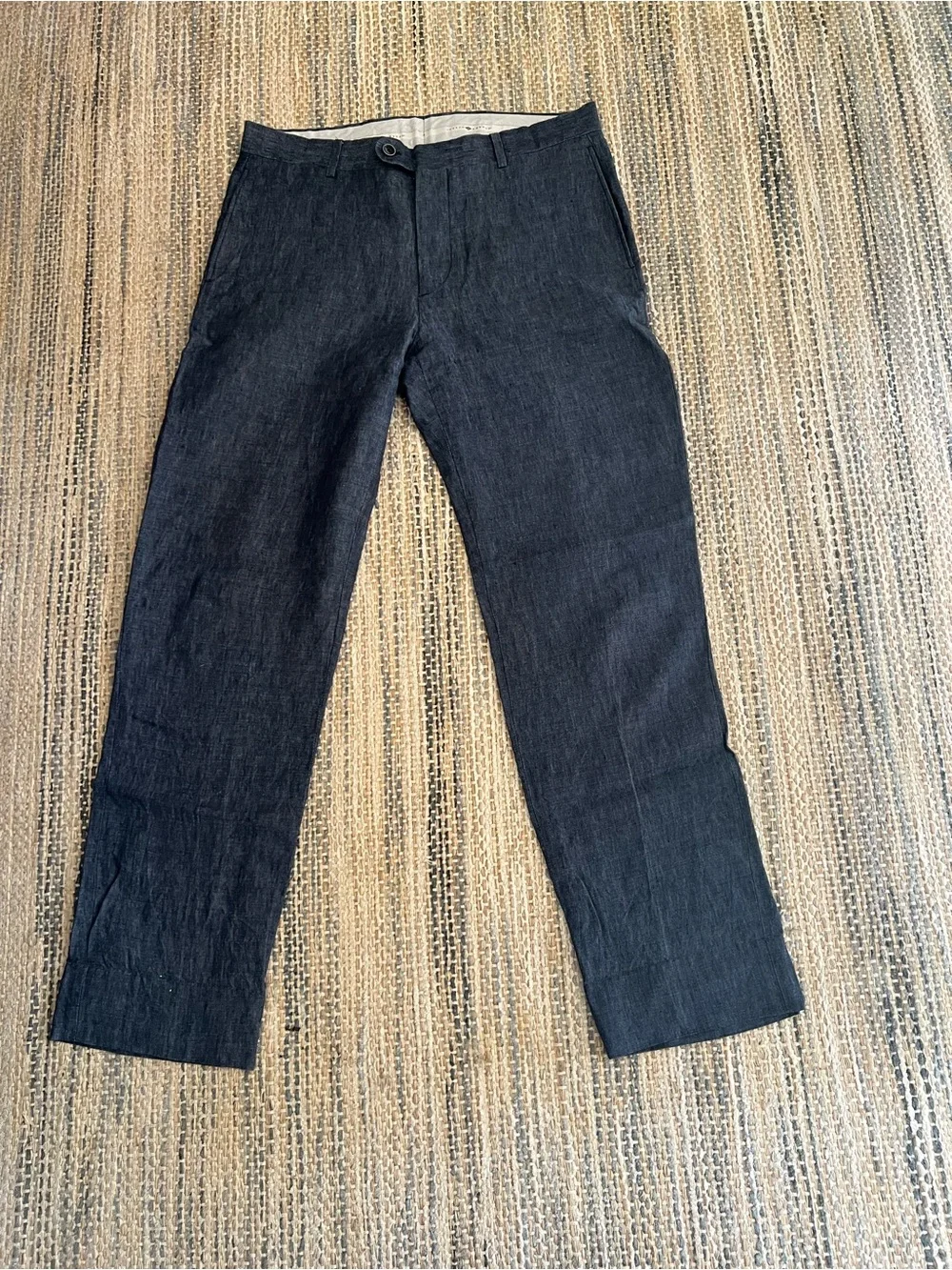 Joseph Abboud Navy and White Dress Trousers